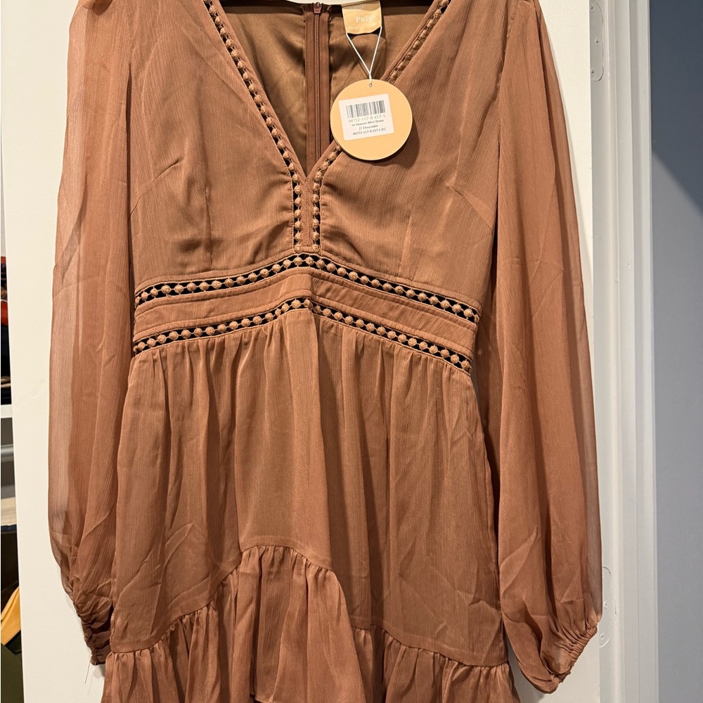 Sage & Paige In heaven mini dress- chocolate